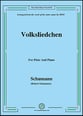 Volksliedchen,for Flute and Piano P.O.D cover